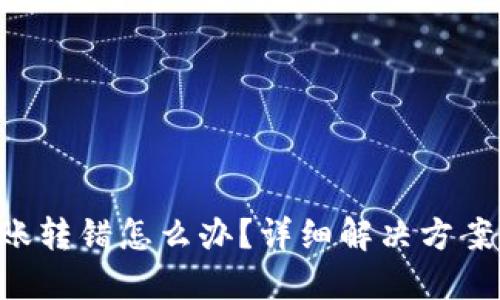 Tokenim转账转错怎么办？详细解决方案与预防措施