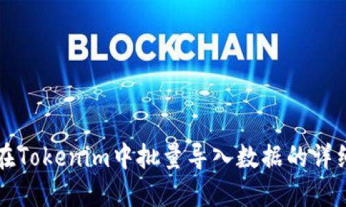 如何在Tokenim中批量导入数据的详细指南