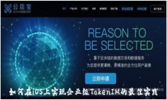  如何在iOS上实现企业级TokenIM的最佳实践